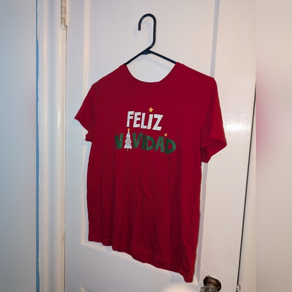 Wondershop at Target Red Women's Sleepwear Feliz Navidad Pre-Owned - Picture 1 of 9